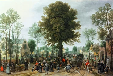 Frédéric V et sa fiancée Élisabeth entrant en Zélande, mai 1613